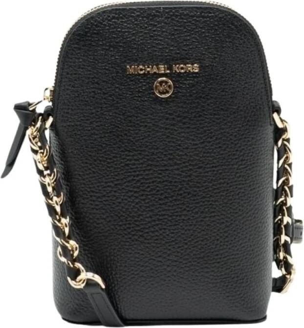Michael Kors Ketting Telefoon Tas , Zwart, Dames