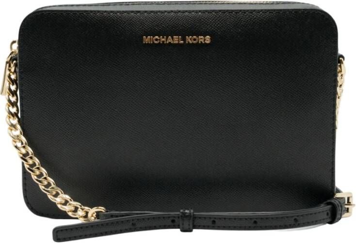 Michael Kors Sm ns ketting telefoon schoudertas , Zwart, Dames