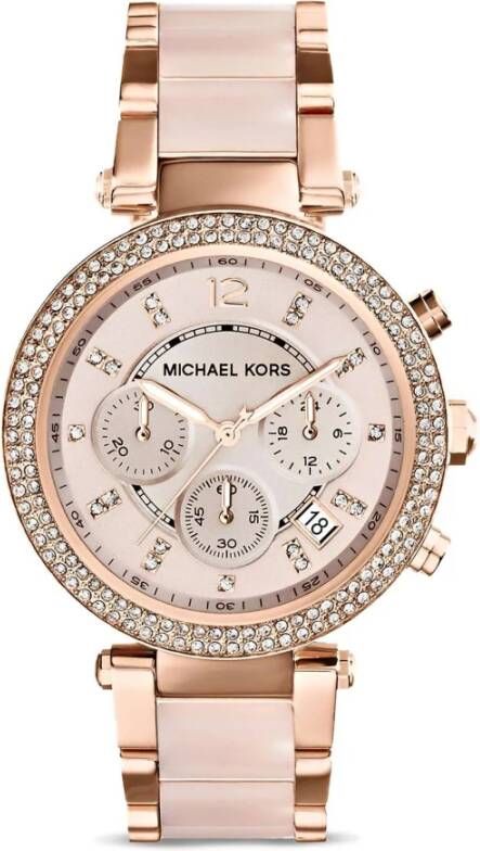 Michael Kors Horloges Parker MK5896 Ros&#233, goudkleurig