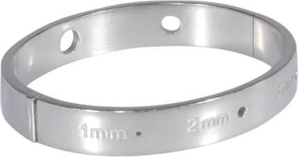 Mm6 huis margiela sieraden zilver , Grijs, Dames