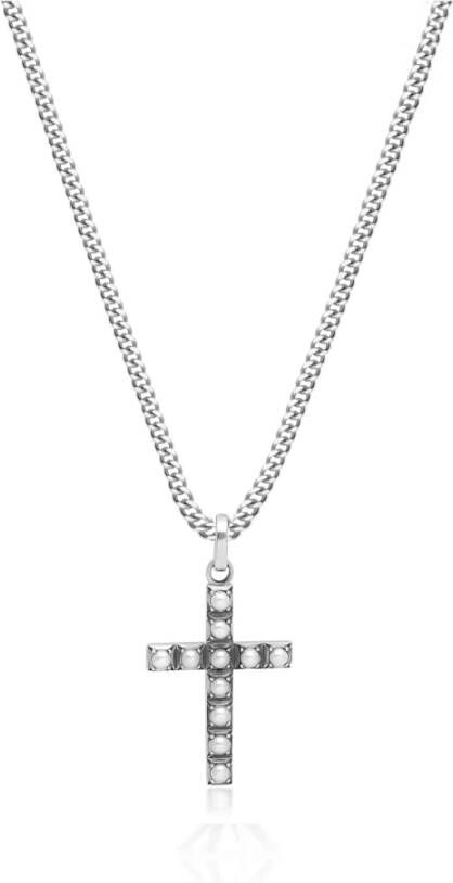 Nialaya Necklaces , Grijs, Heren