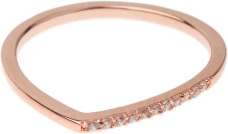 Orelia ring met kristallen , Roze, Heren