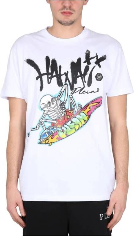 Philipp Plein T shirts , Wit, Heren