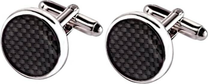Profuomo Cufflinks Tie Clips , Grijs, Heren