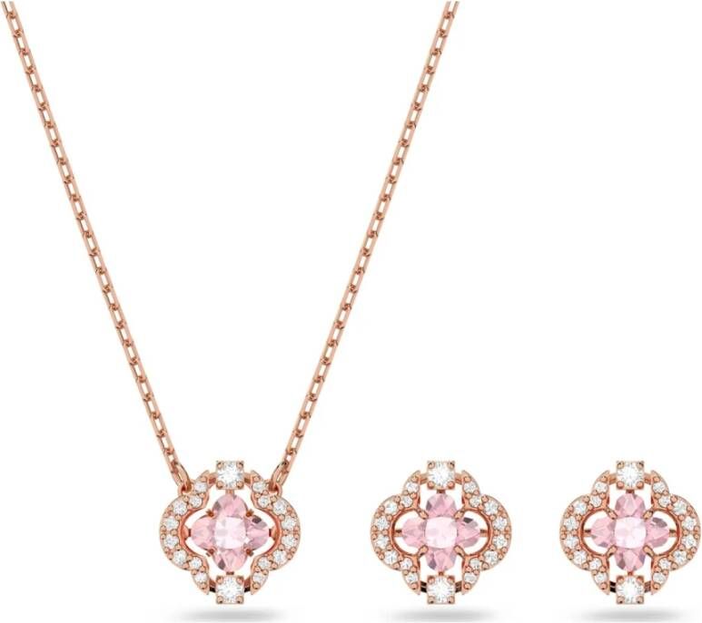 Swarovski Kettingen , Roze, Dames