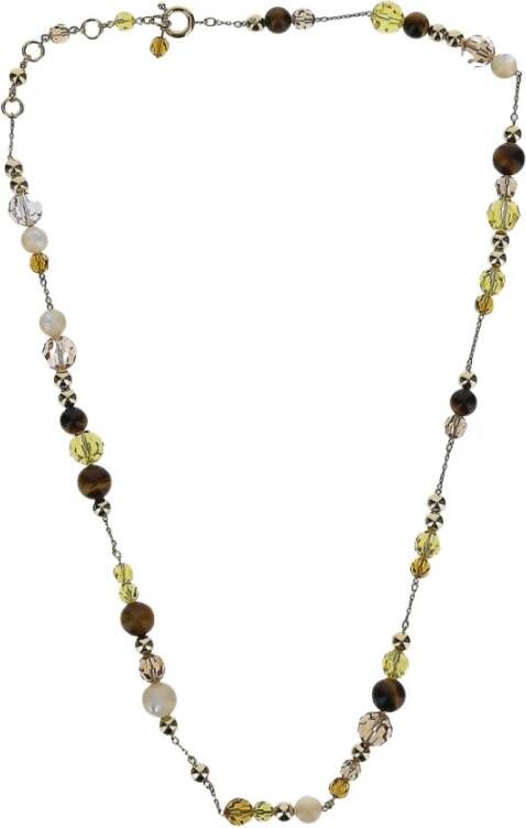 Swarovski Somnia ketting , Geel, Dames