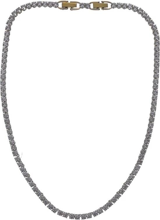 Swarovski Tennis Deluxe ketting , Geel, Dames