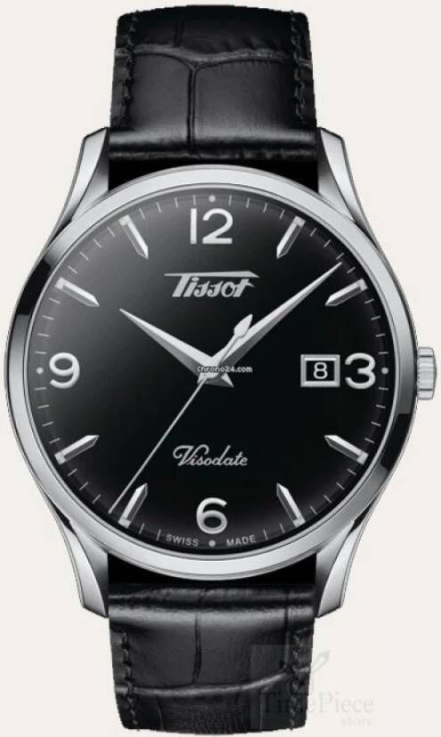 Tissot ijk Uomo T1184101605700 Heritage Facdate Quartz , Zwart, Heren