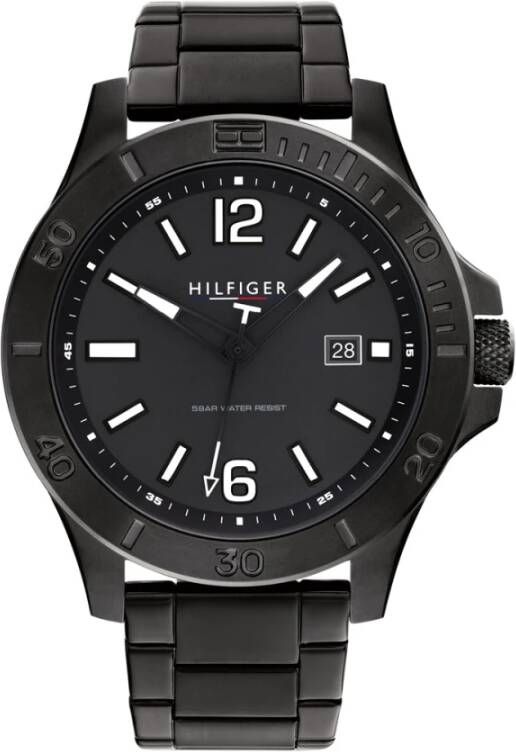Tommy Hilfiger Horloge , Zwart, Heren