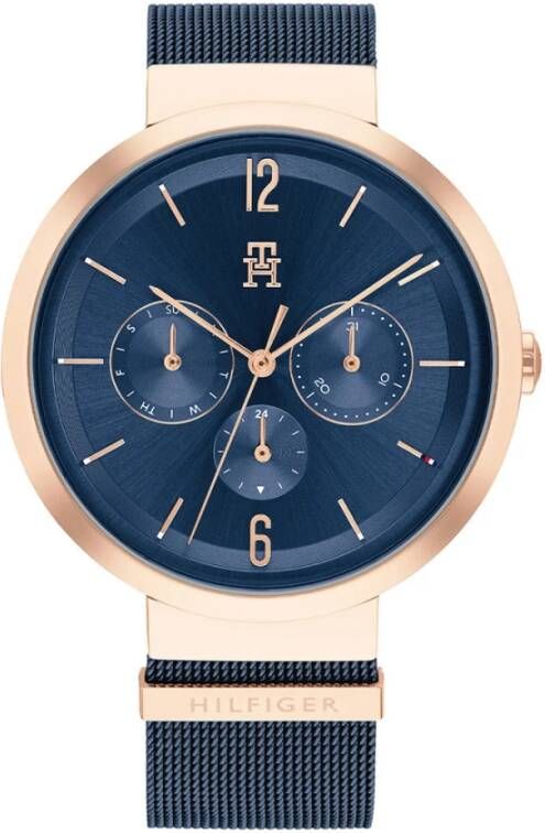 Tommy Hilfiger Horloges , Blauw, Dames