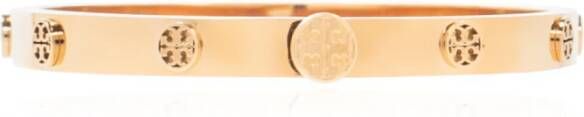 TORY BURCH Miller Stud scharnierarmband , Geel, Dames