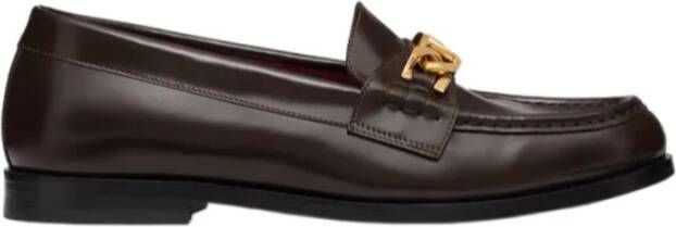 Valentino Garavani Loafers , Bruin, Heren