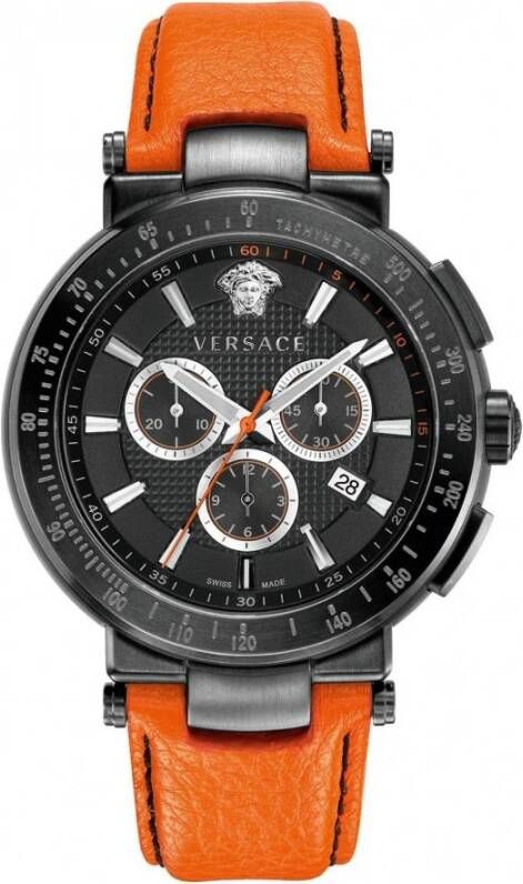 Versace Horloges Oranje Heren