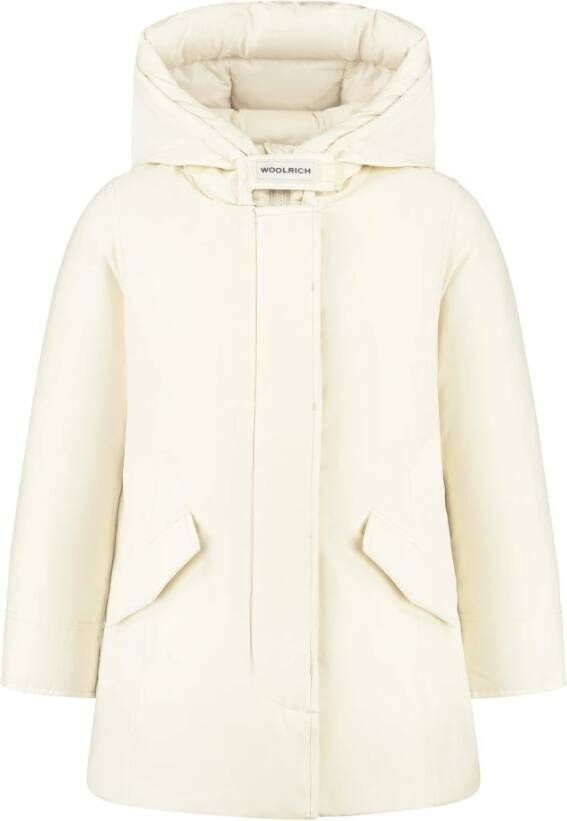Woolrich Beige winterjackets , Beige, Heren