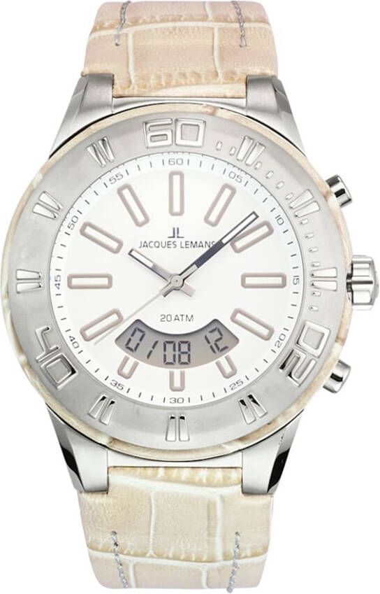 Jacques Lemans Horloge 1 1772C Beige