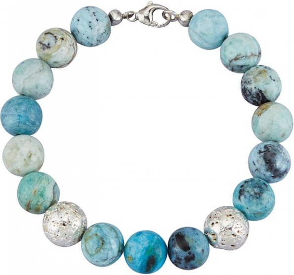 KLiNGEL Armband met mix van gekleurde stenen Multicolor