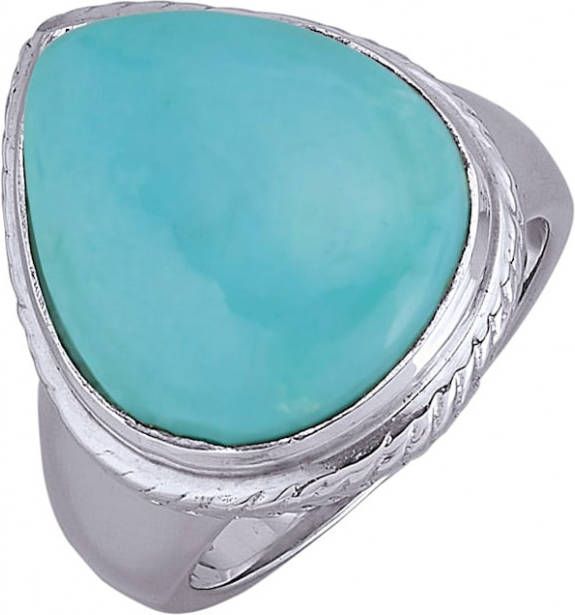 KLiNGEL Damesring met 1 turkoois(gestabiliseerd) Turquoise