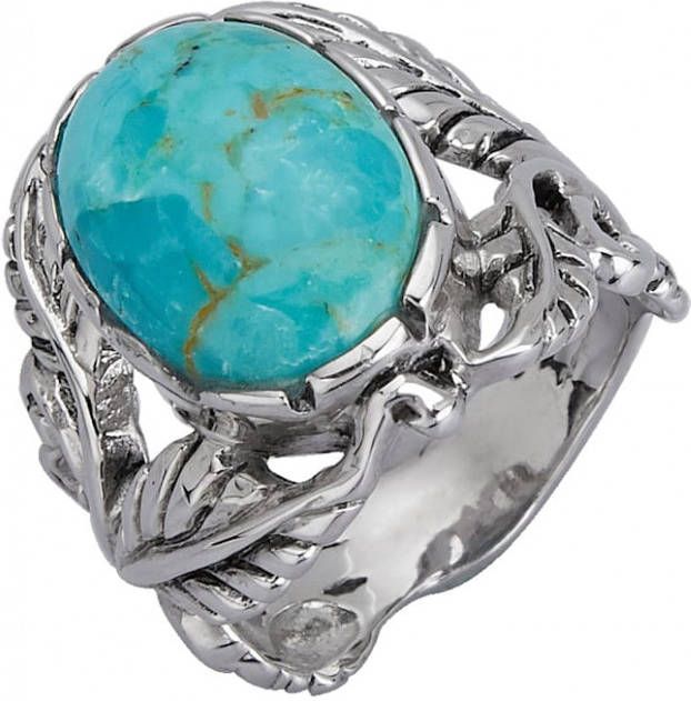 KLiNGEL Damesring Turquoise