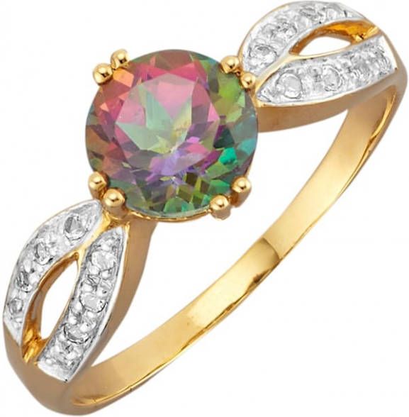 MONA Damesring van 9 kt. Multicolor