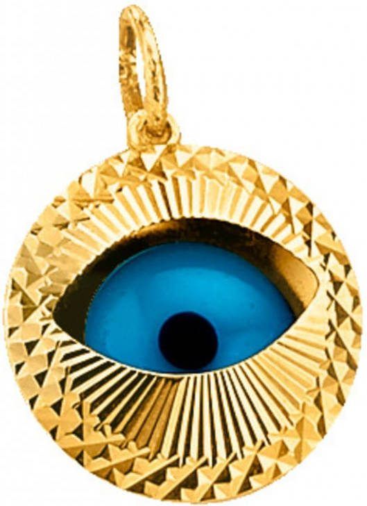 KLiNGEL Hanger Magisch Oog Magisch oog, 9 kt. Goudkleur