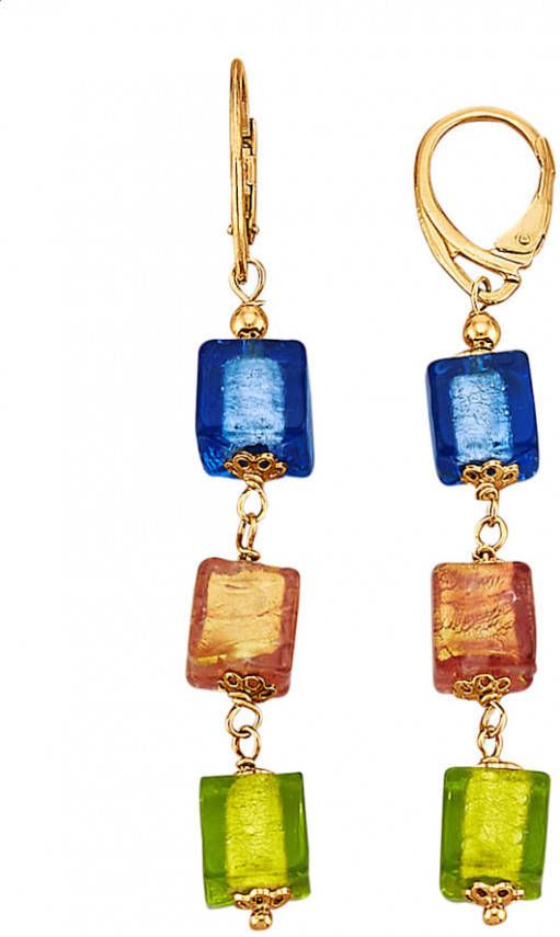 KLiNGEL Oorbellen van Muranoglas Multicolor