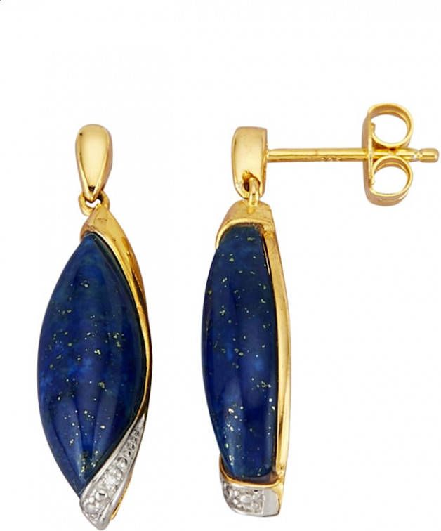 KLiNGEL Oorbellen van verguld zilver Goudkleur