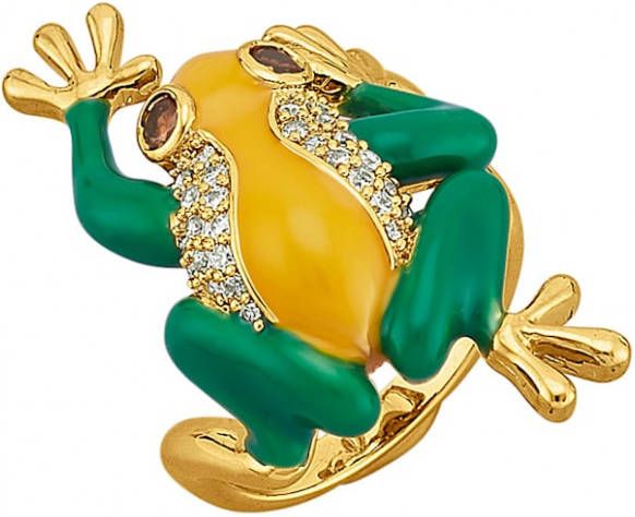 KLiNGEL Ring Kikker Multicolor