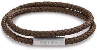 Calvin Klein Leren armband, 35000208, 35000209