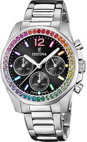 Festina Orologio Cronografo Rainbow , Grijs, Dames