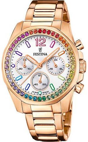Festina Orologio Cronografo Rainbow , Roze, Dames