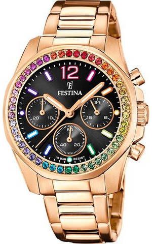 Festina Orologio Cronografo Rainbow , Roze, Dames