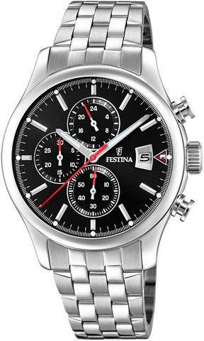 Festina Orologio Cronografo Timeless , Grijs, Heren