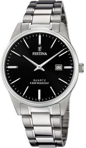 Festina Orologio Unisex Solo Tempo Collezione Classic , Grijs, Unisex