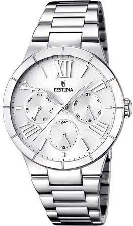 Festina Orologio Multifunzione Collezione Mademoiselle , Grijs, Dames