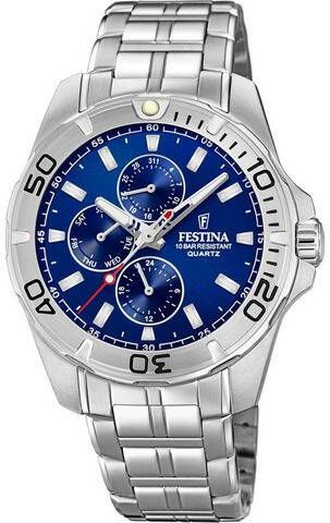 Festina Orologio Multifunzione Multifunction , Grijs, Heren