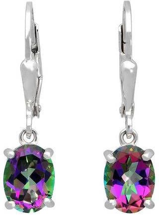 Firetti Oorhangers Solitair, gloed, glanzend, massief met topaas