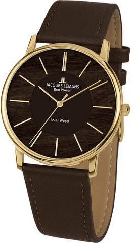 Jacques Lemans Solarherenhorloge Serie Eco Power, Kollektion Classic, 1 2105B Bruin