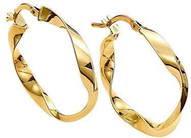 Grazielli Creolen Geel