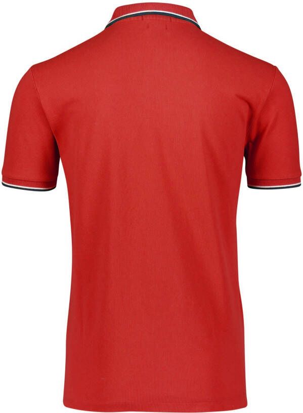Ralph Lauren Big & Tall poloshirt rood ket contrastboord