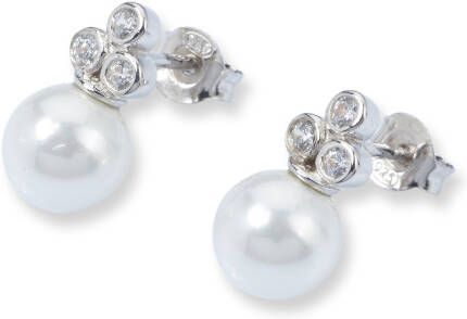 GIORGIO MARTELLO MILANO Oorstekers schelpkernparel grijs