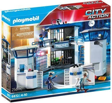 Playmobil ® Constructie speelset Politiebureau met gevangenis(6872 ), City Action Made in Germany(256 stuks )