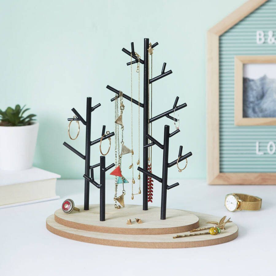 Balvi Decoratieve objecten Jewellery Rack Autumn Bruin