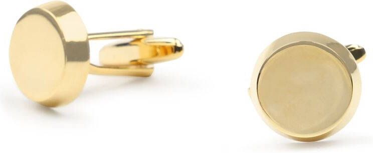 Suitable Manchetknoop Rond Goud