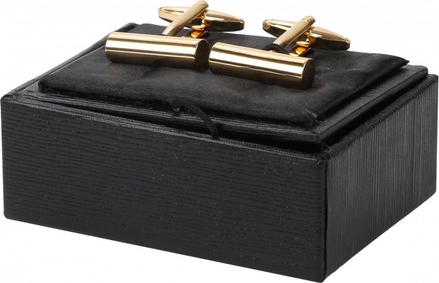 Suitable Manchetknoop Smalle buis Goud