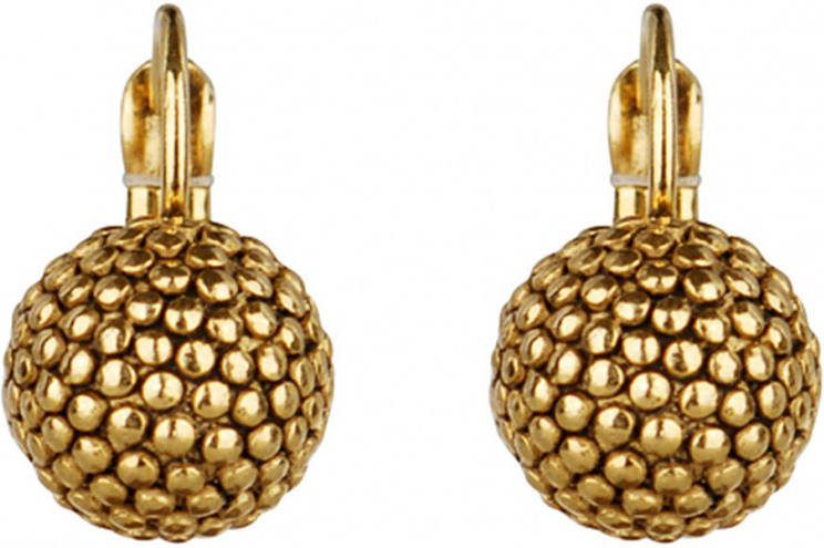 Camps en Camps Oorbellen Globe Dormeuses Goudkleurig