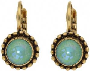 Camps en Camps Oorbellen Sage Dormeuses Lichtgroen