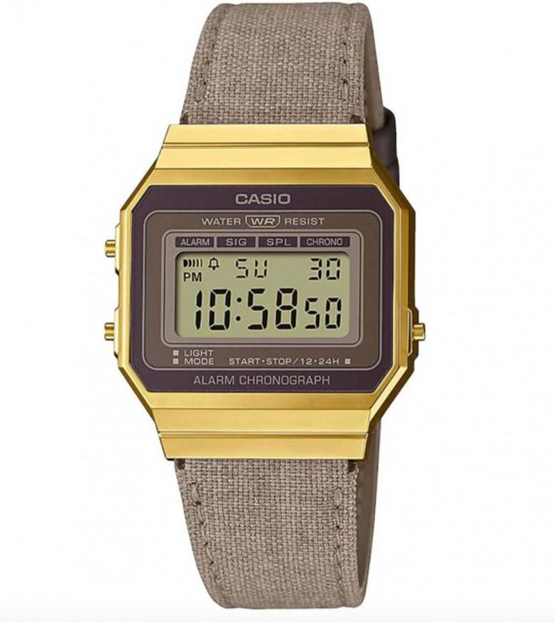 Casio Horloges Vintage A700WEGL 5AEF Bruin online kopen