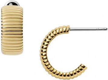 Fossil oorbellen JF03950710 Georgia goudkleurig