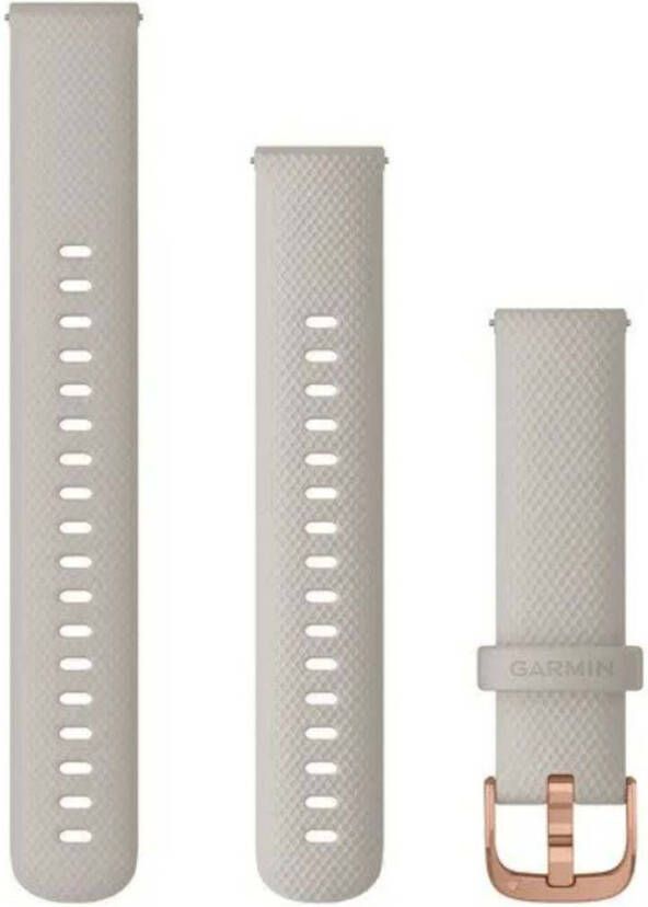 Garmin Horlogebandjes Quick Release Silicone strap 18mm Sand