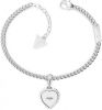 Guess Armbanden Bracelet Fine Heart JUBB01422JWRHS Zilverkleurig online kopen
